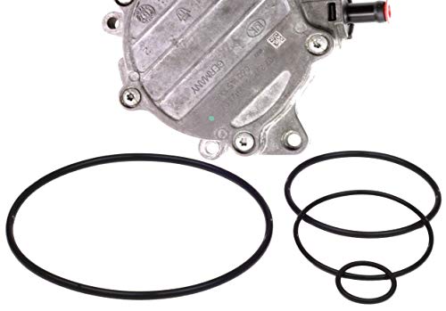 Kit King VW or Audi 2.0T Vacuum Pump Reseal Rebuild Oring Seal Kit for Volkswagen, Audi 2.0 T MKv, B6, B7, 8P VW, 06D145100E, 06D145100H. O-Ring