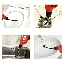 Drain Auger Cable Drain Snake Clog Remover with