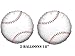 Kaleidoscope Baseball Balloons (2 balloons) AMZKIT832, White, 18 