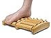Dual Wooden Foot Massager Roller - Relieve Relieves Plantar Fasciitis, Heel Spur, Heel & Foot Feet Arch Pain & Aches - Stress Relief - Acupressure/Reflexology Tool - Gift Idea