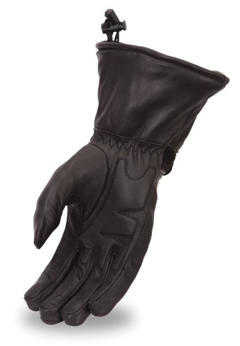 First Manufacturing Women's Waterproof Gauntlet Gloves (Black, X-Large)