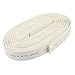Uxcell 25mmx10 Meter Heat Shrink Wire Wrap Tubing Electrical Connection Cable Sleeve White