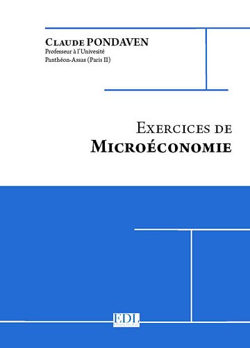 Exercices de microéconomie