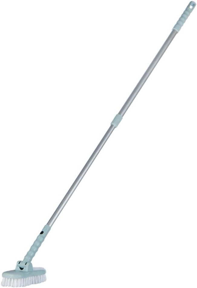 Questionno Cleaning Brush for Kitchen Floor Bathroom Window Scour with Long Telescopic Aluminum Handle