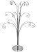 HOHIYA Ornament Tree Display Stand Holder Hanger 20 Inch Wire Hook Hanging Metal for Christmas Swarovski Crystal Glass Decorations Gift Silver