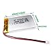 BrightTea 3.7V 700mAh Battery Lithium Ion Polymer Battery Rechargeable Battery Li-ion Li-Po