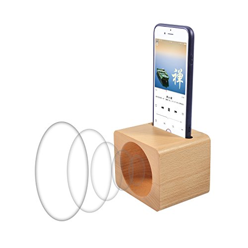 Iphone 7 wood stand , bnest wooden speaker desk stand u…