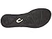OLUKAI Ho'opio Leather Women's Beach Sandals, Full-Grain Leather Flip-Flop Slides, Modern Low Profile Design & Comfortable Fit, Onyx/Black, 8