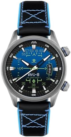 Amazon.com: AVI-8 Men's 44mm Hawker Hunter Atlas GMT Automatic
