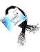 Mudder 20 Pieces Black Braided Imitation Leather Cord Rope Necklace Chain with Lobster Claw Clasp (2.0 mm)