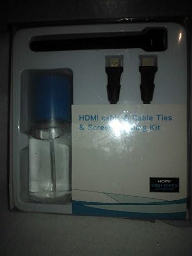 HDMI Cable &amp; Cable Ties &amp; Screen Cleaning Kit