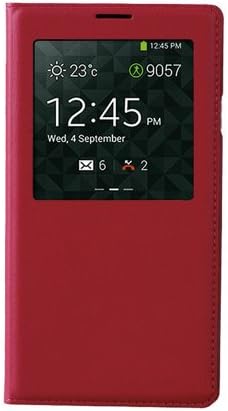 S-view Flip Cover Folio Case Protector For Samsung Galaxy Note 3 N9000 N9005 (Red)