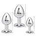 3PCS Stainless Steel Ànâles Trainer Kit-Jewelry Bûtt Pl'ugs Beads Jeweled Back Massage Toys Beginners Trainer Kit FGHHG4563
