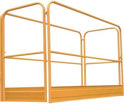 Metaltech Guardrail Set for Multipurpose 6-Ft. Baker Style Scaffold - Model# I-CISGR