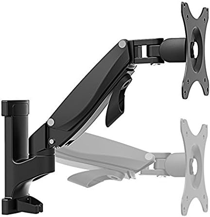 Dokeful DTM007 Gas Spring Arm TV Wall Mount Full Motion LCD, LED TV Swivel Bracket for 17-32 inch Screen Size,Compatible with VESA 75x75mm, 100x100mm and 5.5-15.5Ibs Loading Capacity