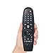Silicone Magic Remote Cover - Compatible with LG Magic AN-MR600/MR650/MR19BA/MR20GA TV - Protective Skin Holder with Remote Loop (Black)