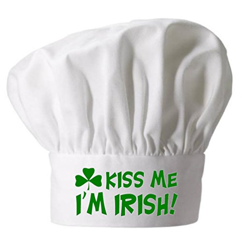 Kiss Me I'm Irish Funny Chef Hat | Chefs Toques