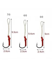 Easy Catch   Ganchos de ayuda para pesca (50 unidades, acero inoxidable, 16.535 in, con línea de polietileno)