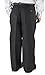 Alberto Cardinali Big Boys Dress Pants Belted Flat Front (14, Black)