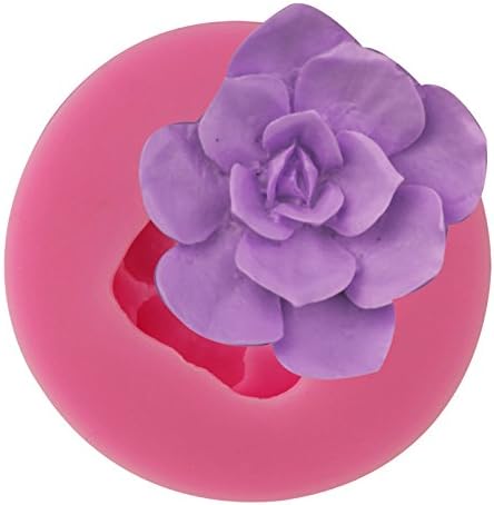 Big Rose Flower Shape Cake Moulds Fondant Silicone Mold Cupcake Soap Candy Chocolate Decoration Baking