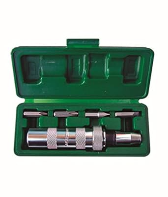 Eastman EID 2500 01 Steel Impact Driver Set CRV Bits, Green