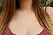 Happiness Serotonin Molecule Necklace For Women, Happy Serotonin Necklace, Science Jewelry For Women, Ideal Necklaces For Teacher, Professor, Chemistry Grad, And Science Lovers (Rose Gold)