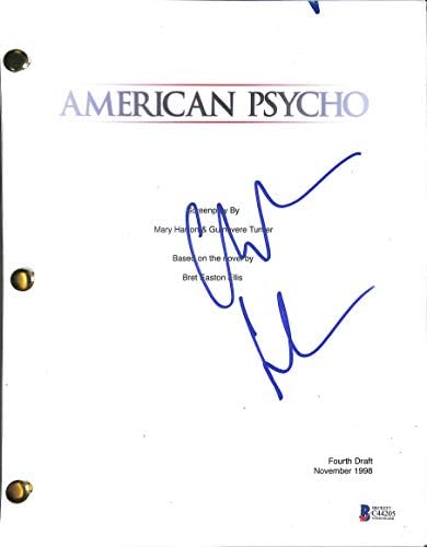 Christian Bale Authentic Signed American Psycho Movie Script BAS #C44205