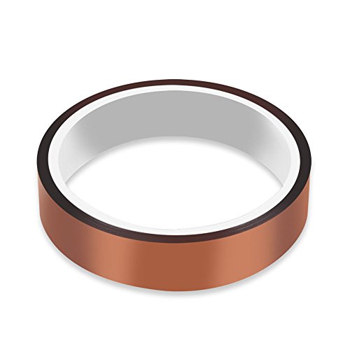 Soply 2 Rolls 10mm x 100ft High Temperature Heat Resistant Tape Sublimation Dye Mug Electronic Polyimide Tape - Thumbnail 6