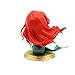 Cute Big Eyes Mermaid Doll Cake Toppers Birthday Cake Decoration Wedding Party Supplies(gold base)