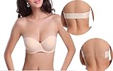 Backless Strapless Invisible bra,Cherioll® Comfortable Natural Wedding Bra