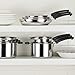 Farberware Neat Nest Stainless Steel Sauce Pan Set/ Saucepan Set, 6 Piece, Silver