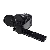 Neewer® Universal Black Aluminum 200mm Multi-purpose Rail Slide Quick Release Plate Fits Arca-Swiss Standard for Tripod Ballhead Compatible with Canon Nikon Olympus Pentax and Other Digital SLR Camera