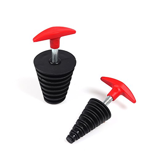 10-34MM Motorcycle Muffler Exhaust Pipe Silencer Wash Plug Bung Cleaner Wash Plug ATV Scooter Dirt Bike