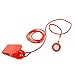 Forfar 1Pc Universal Sports Running Machine Safety Safe Key Treadmill Magnetic Security Round Switch Lock Fitness For Most Treadmill Red