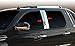 Made in USA! Compatible with 2007-2014 Cadillac Escalade 4 PC Stainless Steel Chrome Pillar Post Trim
