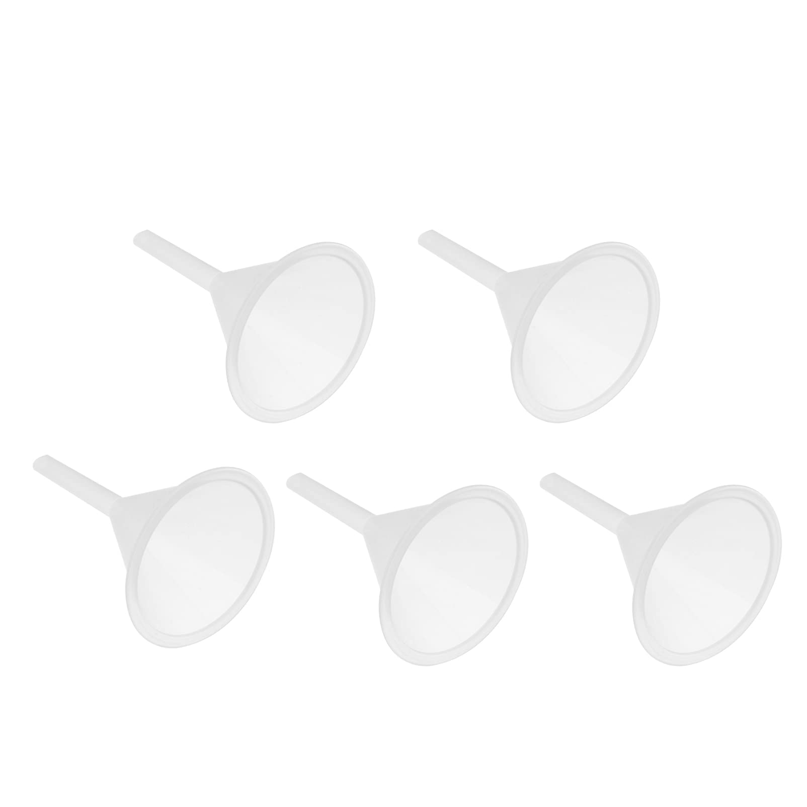UKCOCO Lab Funnels,Small Funnels for Filling Bottles Filter Oil Change Tiny s for Filling Small Bottles 5 Pcs