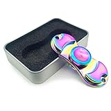 EDC Colorful Aluminum Alloy Metal Tri Spinner Fidget High Speed Hand Finger Spinner ADHD Focus Anxiety Stress Relief Toys