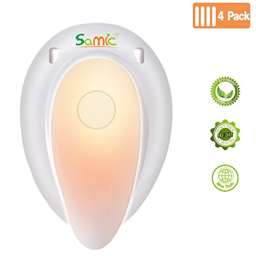 Ultrasonic Pest Repeller Plug in Pack of 4 with Night Light Insect Mosquito Repellent Roach Killer Pest Control Electronic Repellent For Fly Mouse Spider Flea Rodent Rat Cockroach