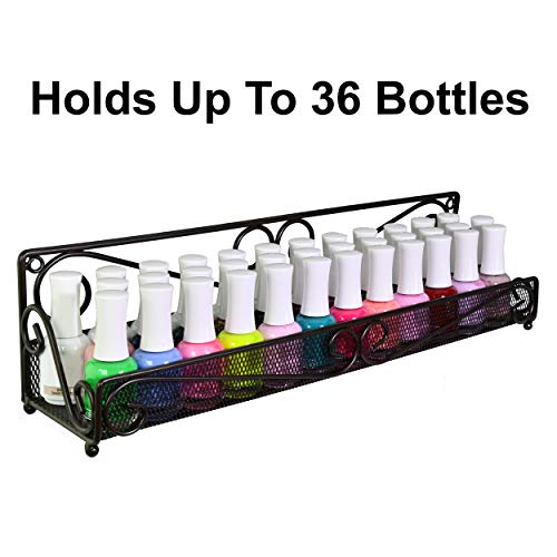 AMT Spice Rack, Wall Mount Organizer, Pantry Door Shelf Storage