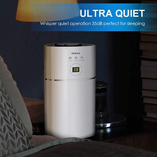 4 RINKMO+Portable+Dehumidifiers+Capacity+Shut+Off