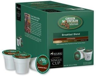 Green Mountain Breakfast Blend K-Cup Single-Serving Coffee 108-ct. by Mountain Green