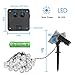 Beinhome Solar String Lights Decorative Outdoor 60 LED 36FT 8 Modes Waterproof Colorful Solar Globe String Lights for Garden, Patio, Yard, Party,Wedding Decoration