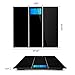 Etekcity Digital Body Weight Bathroom Scale with Step-On Technology, 400 Pounds, Body Tape Measure Included, Elegant Black (12 inch x 12 inch upgraded Platform)