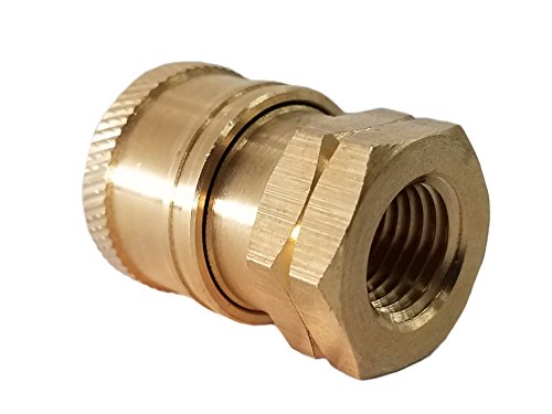 Ultimate Washer 1/4-Inch Quick Connect Pressure Washer Adapter Set, Max Pressure 5000 PSI Rating