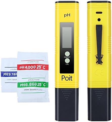 Poit PH Meter Tester Kit, 0.01 Resolution, ATC Function, Auto Calibration