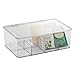 InterDesign Binz Tea Bag Organizer Box - Kitchen Cabinet Storage, Clear