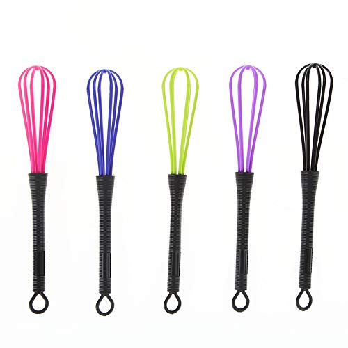 Mary Paxton 5PACK Whisk Stirrer Hair Color Dye Set,Cream Whisk Mixer Salon Barber Hairdressing Kitchen Stirrer Tools Mixing Tools DIY Accessories Hair Care Styling - Thumbnail 2