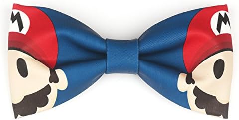 Hand Printing Super Mario Formal Wear Korean Version Bow Tie