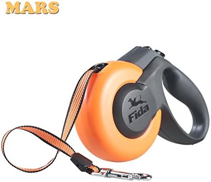 All4pet Retractable Dog Leash Dog Leash Retractable 16 ft Works for Dogs up to 33lbs Small Orange&amp;Black(FIDA)