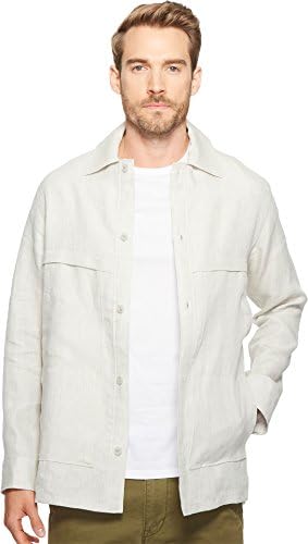 Exley NB  Men's Linen Overshirt Off-White Shirt